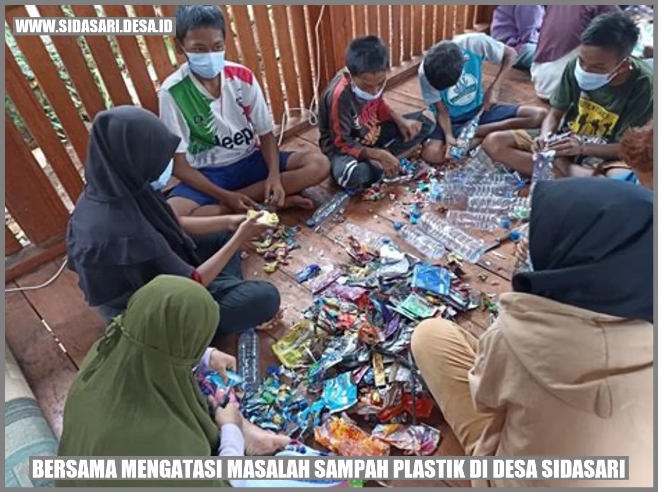 Sampah Plastik di Desa Sidasari