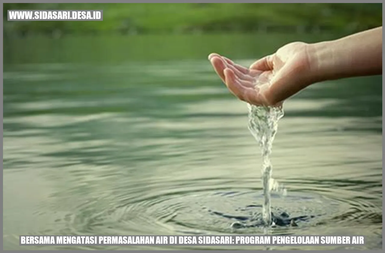 Air di Desa sidasari