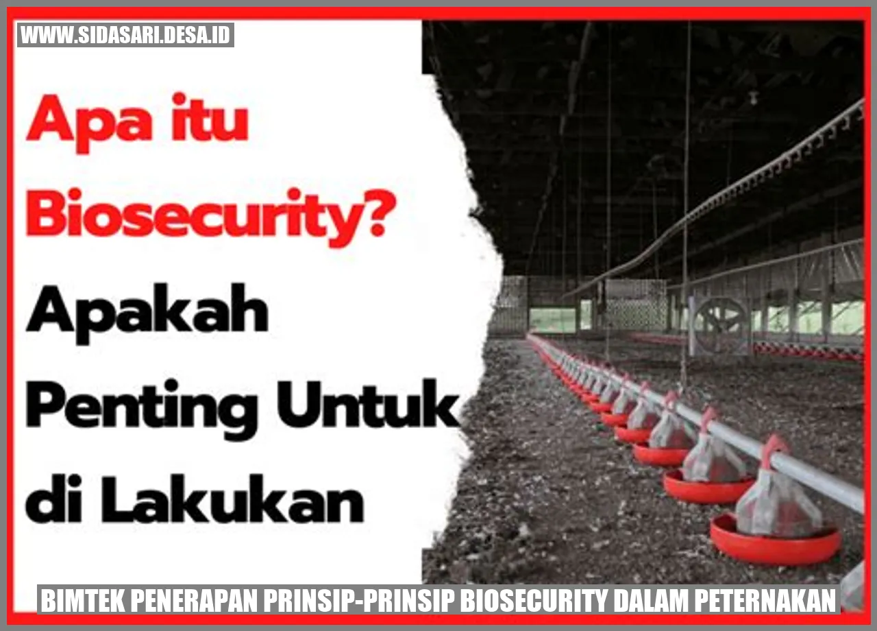 Bimtek Penerapan Prinsip-Prinsip Biosecurity dalam Peternakan