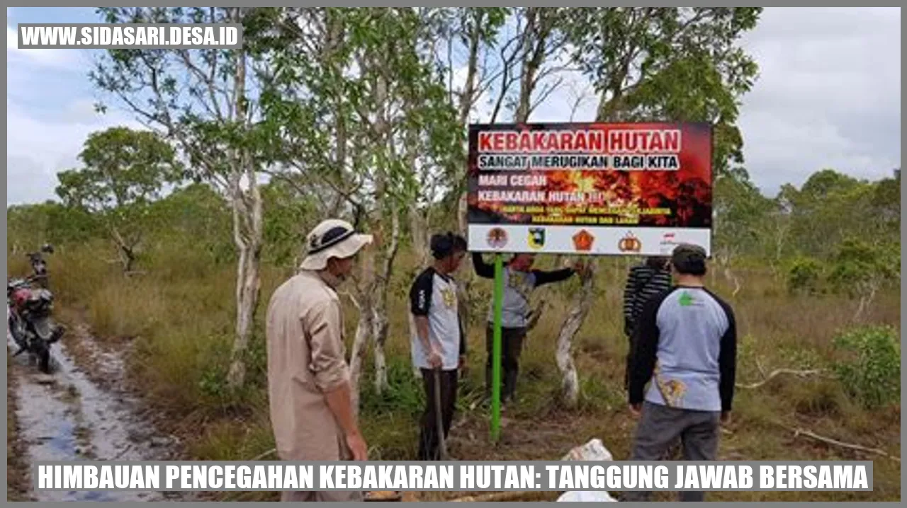 Pencegahan Kebakaran Hutan