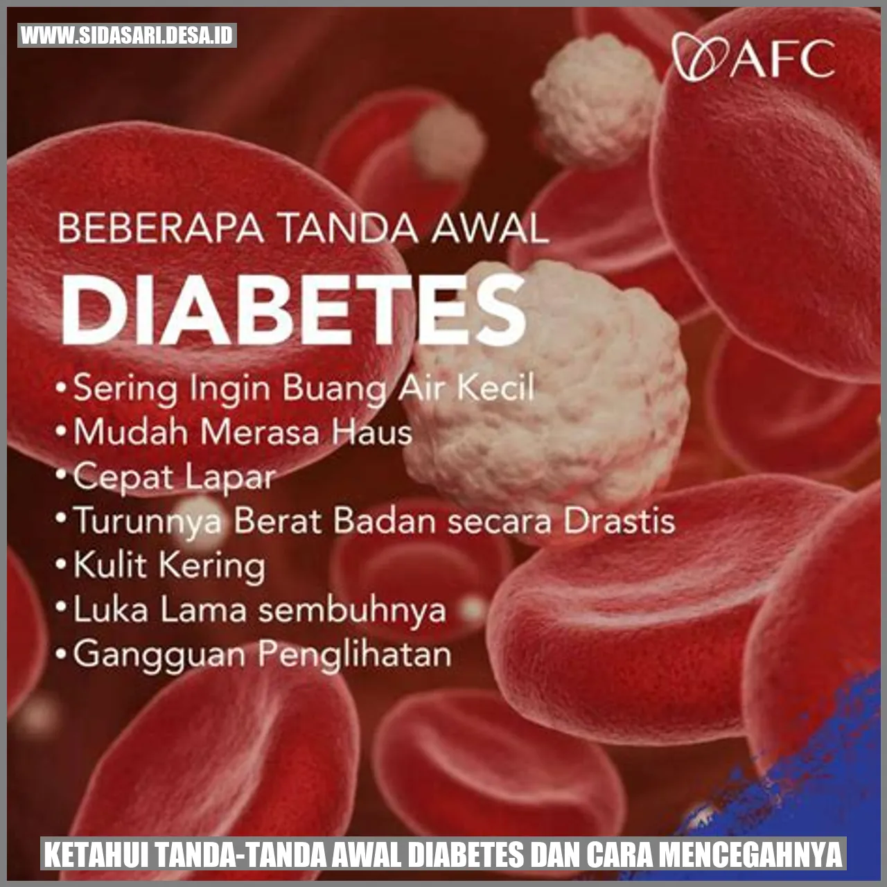 Ketahui Tanda-tanda Awal Diabetes dan Cara Mencegahnya