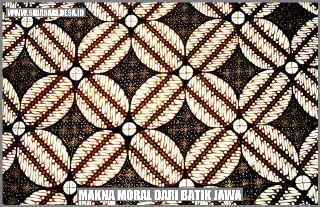 Makna Moral dari Batik Jawa