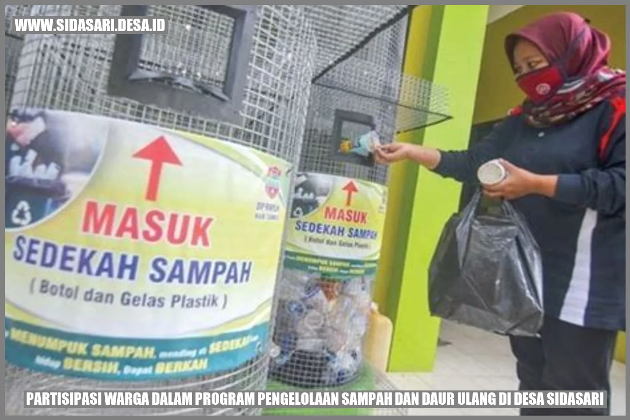 Partisipasi Warga dalam Program Pengelolaan Sampah dan Daur Ulang di Desa Sidasari