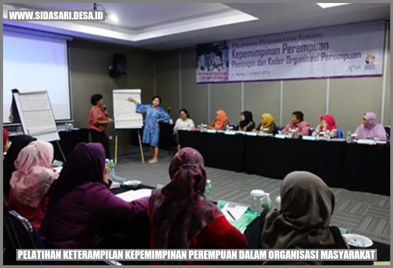 Pelatihan Keterampilan Kepemimpinan Perempuan dalam Organisasi Masyarakat