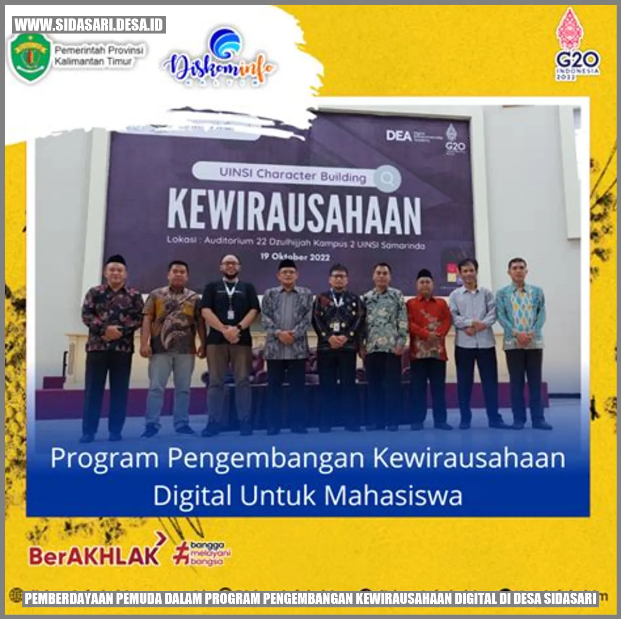 Pemberdayaan Pemuda dalam Program Pengembangan Kewirausahaan Digital di Desa sidasari