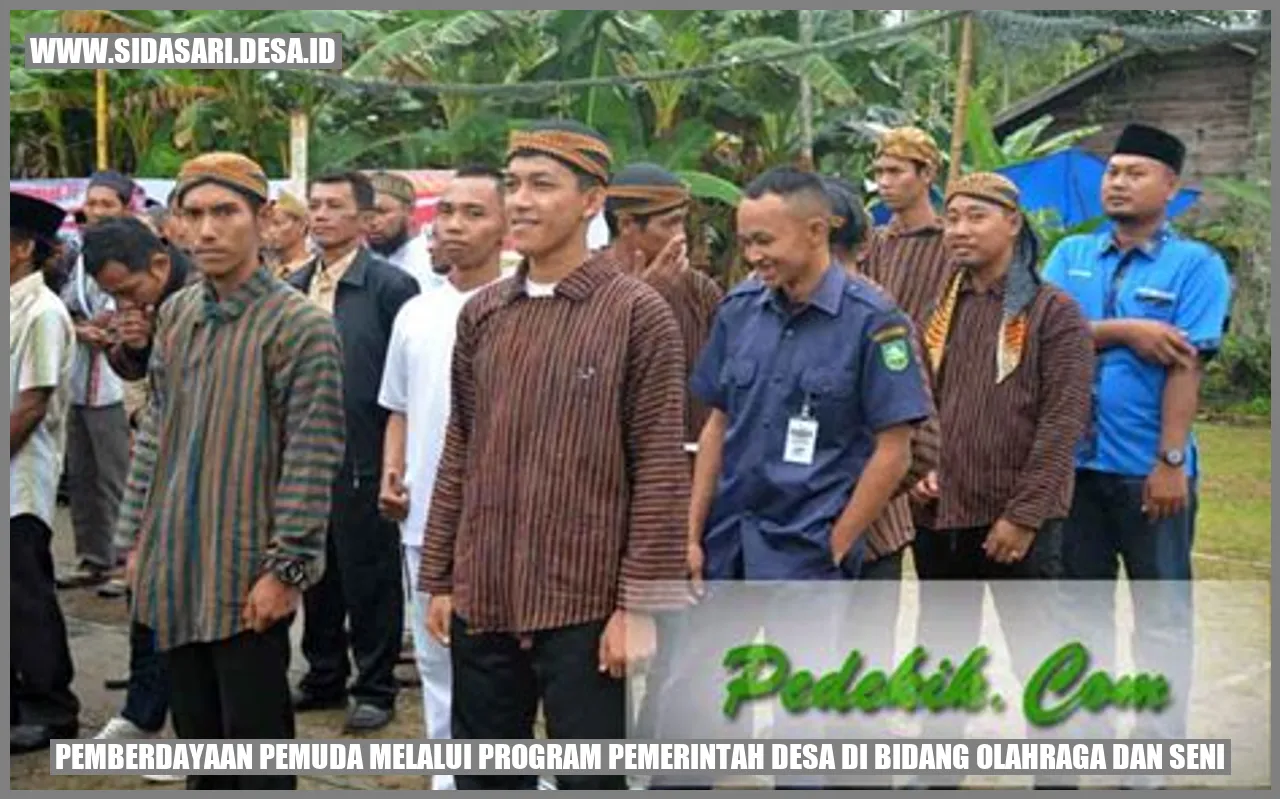 Pemberdayaan Pemuda melalui Program Pemerintah Desa di Bidang Olahraga dan Seni