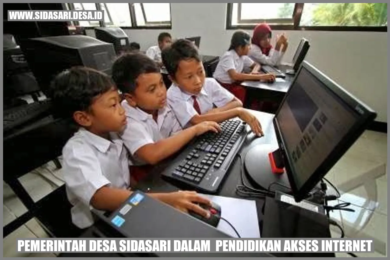 Pemerintah Desa Sidasari dalam Pendidikan Akses Internet