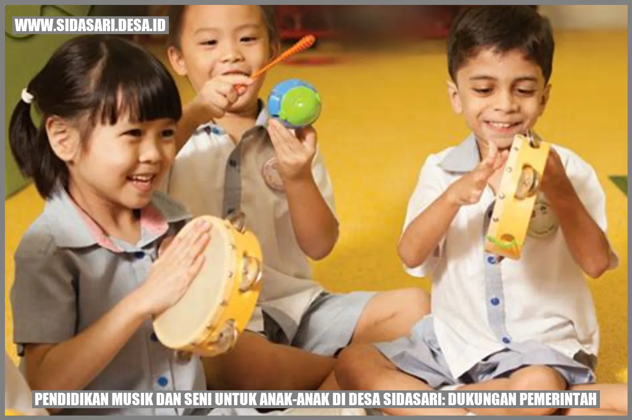 Pendidikan Musik dan Seni untuk Anak-anak di Desa sidasari: Dukungan Pemerintah