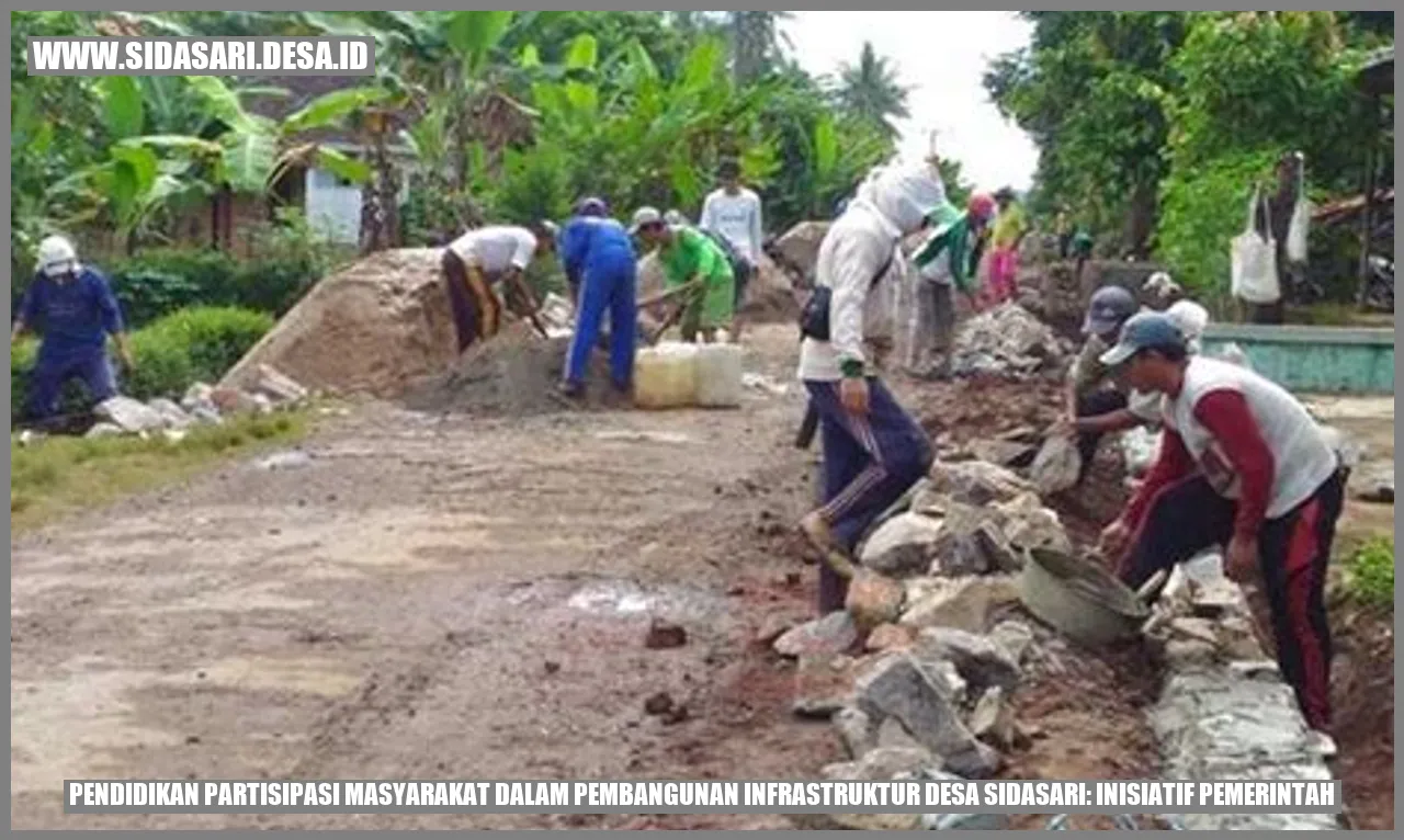 Pendidikan Partisipasi Masyarakat dalam Pembangunan Infrastruktur Desa Sidasari