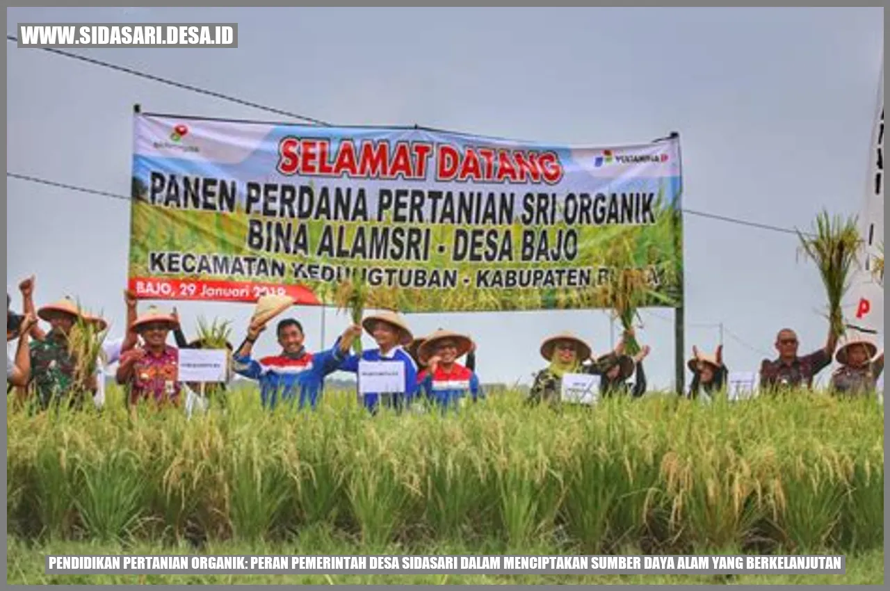 Sekolah Pertanian Organik di Desa Sidasari