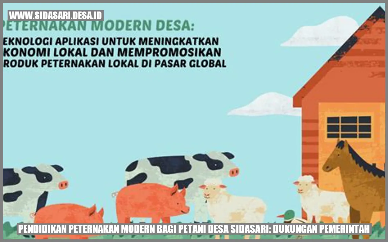 Pendidikan Peternakan Modern bagi Petani Desa Sidasari: Dukungan Pemerintah