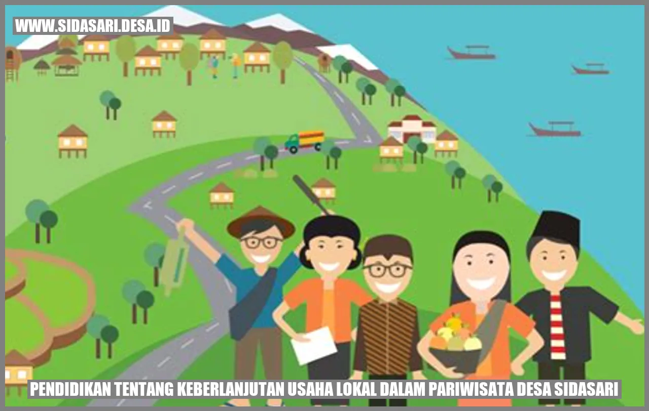 Sumber: Pendidikan tentang Keberlanjutan Usaha Lokal dalam Pariwisata Desa sidasari