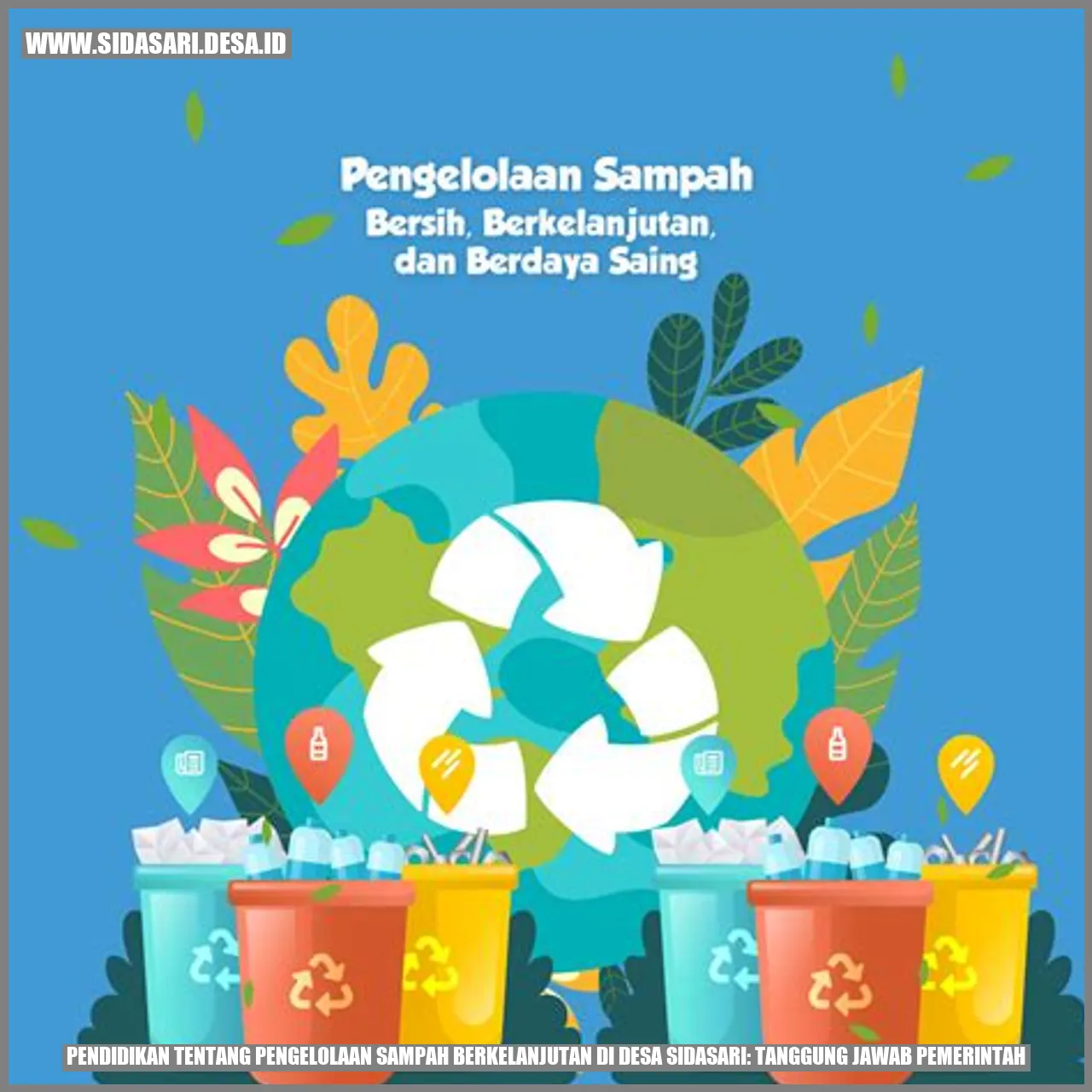 Gambar Sampah Berkelanjutan di Desa Sidasari