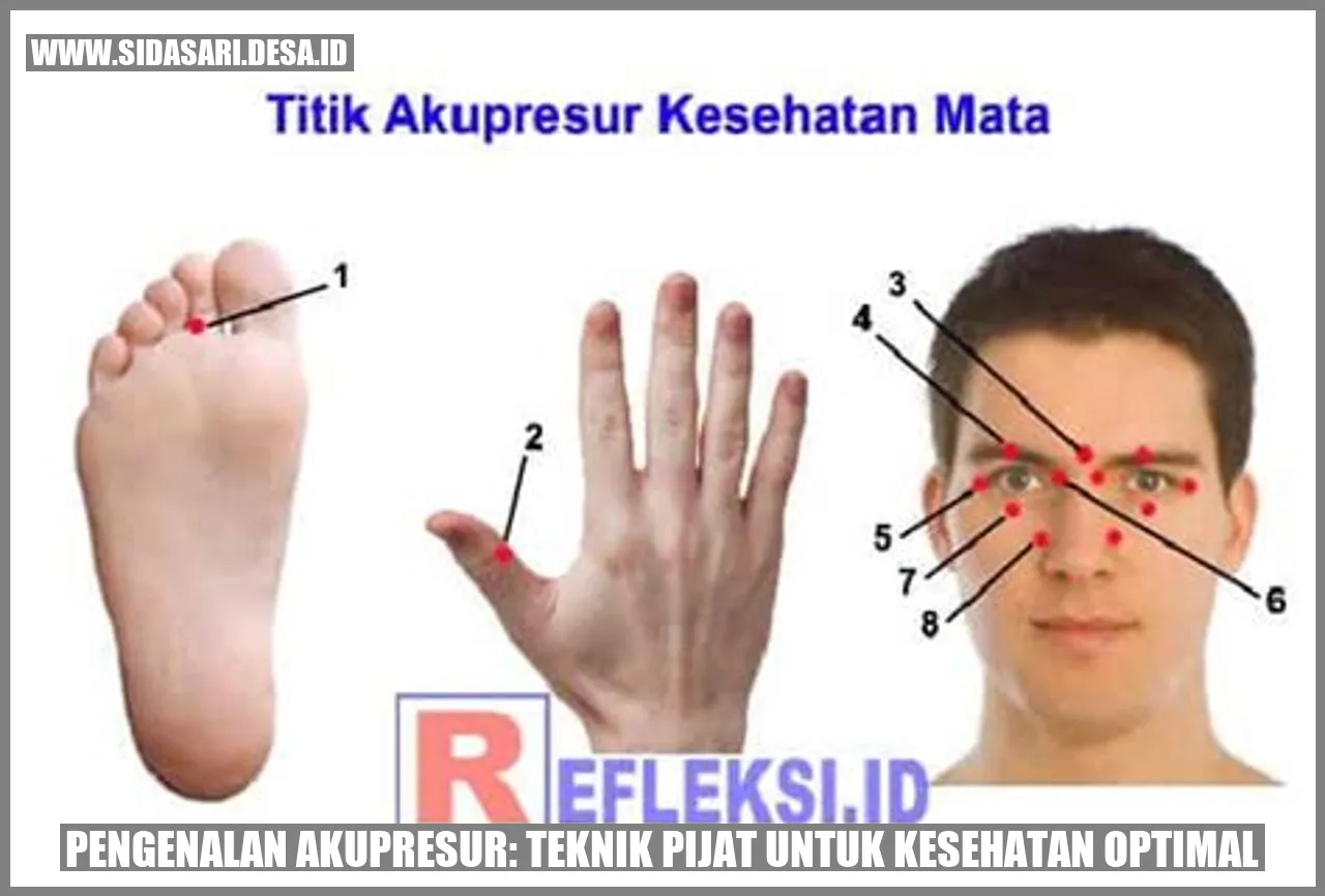 Pengenalan Akupresur: Teknik Pijat untuk Kesehatan Optimal