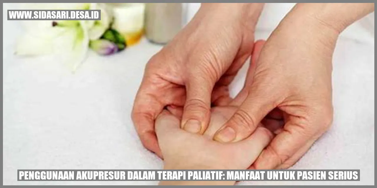 Gambar Akupresur dalam Terapi Paliatif