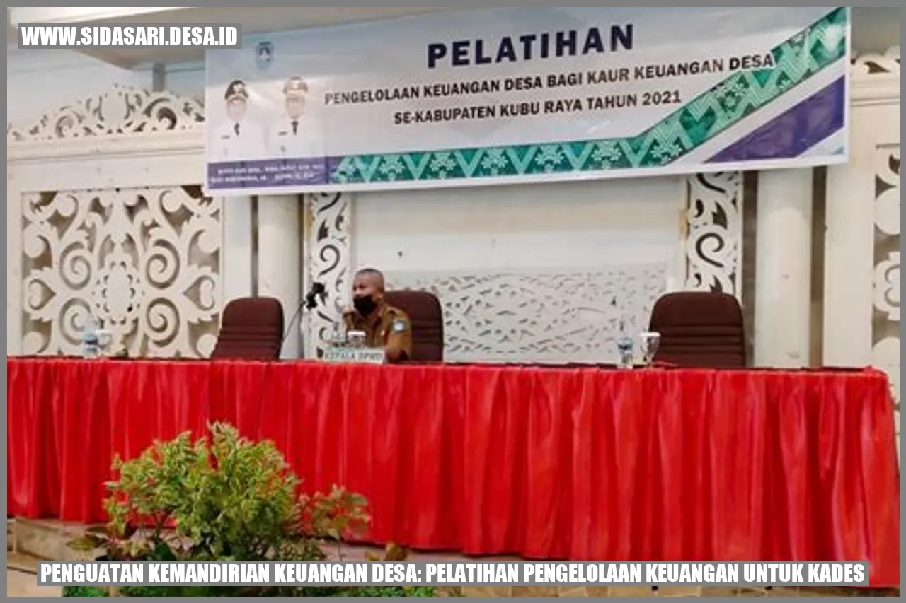 Pelatihan Pengelolaan Keuangan untuk Kades