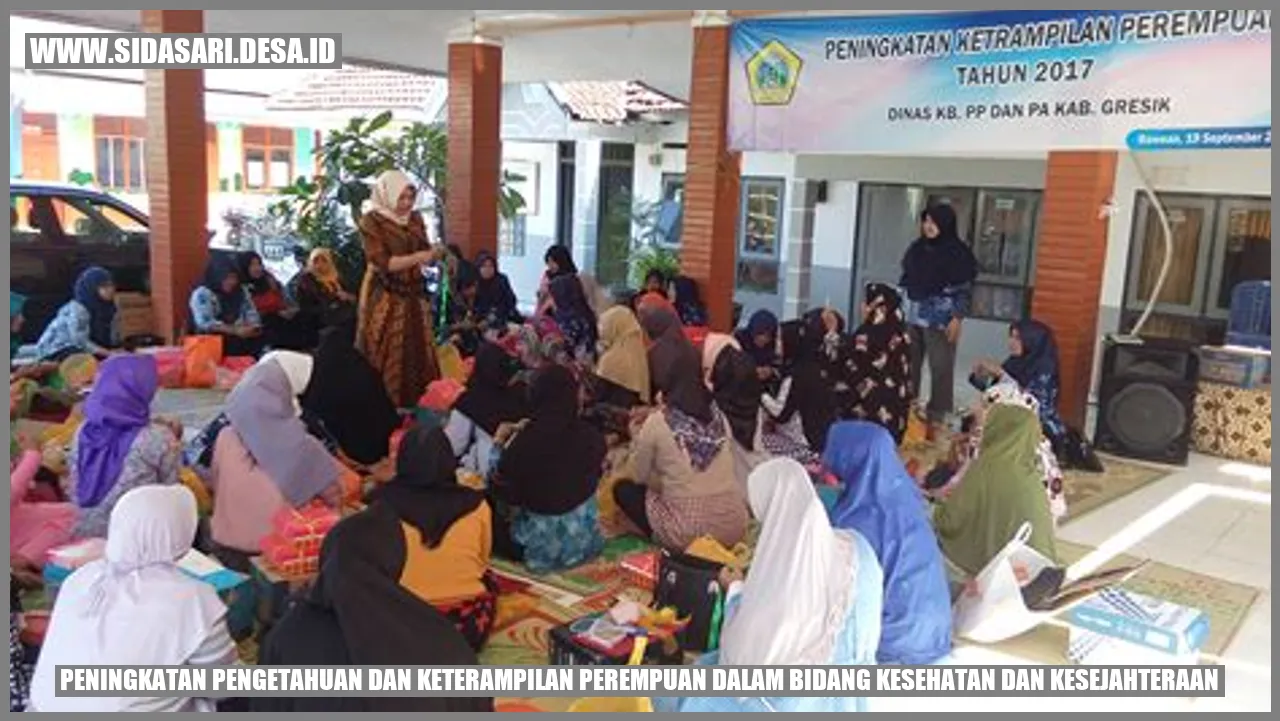 Gambar Peningkatan Pengetahuan dan Keterampilan Perempuan dalam Bidang Kesehatan dan Kesejahteraan