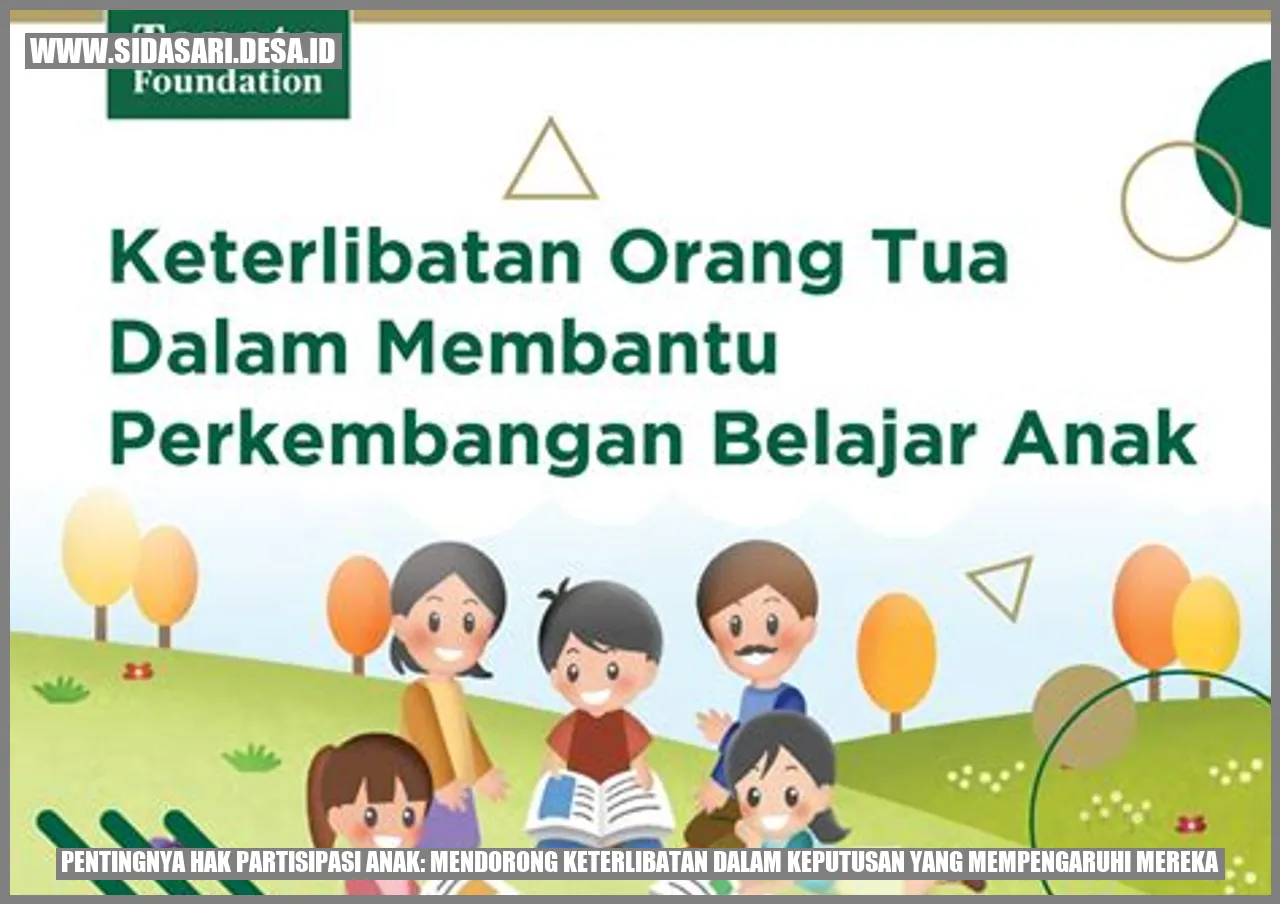 Hak Partisipasi Anak