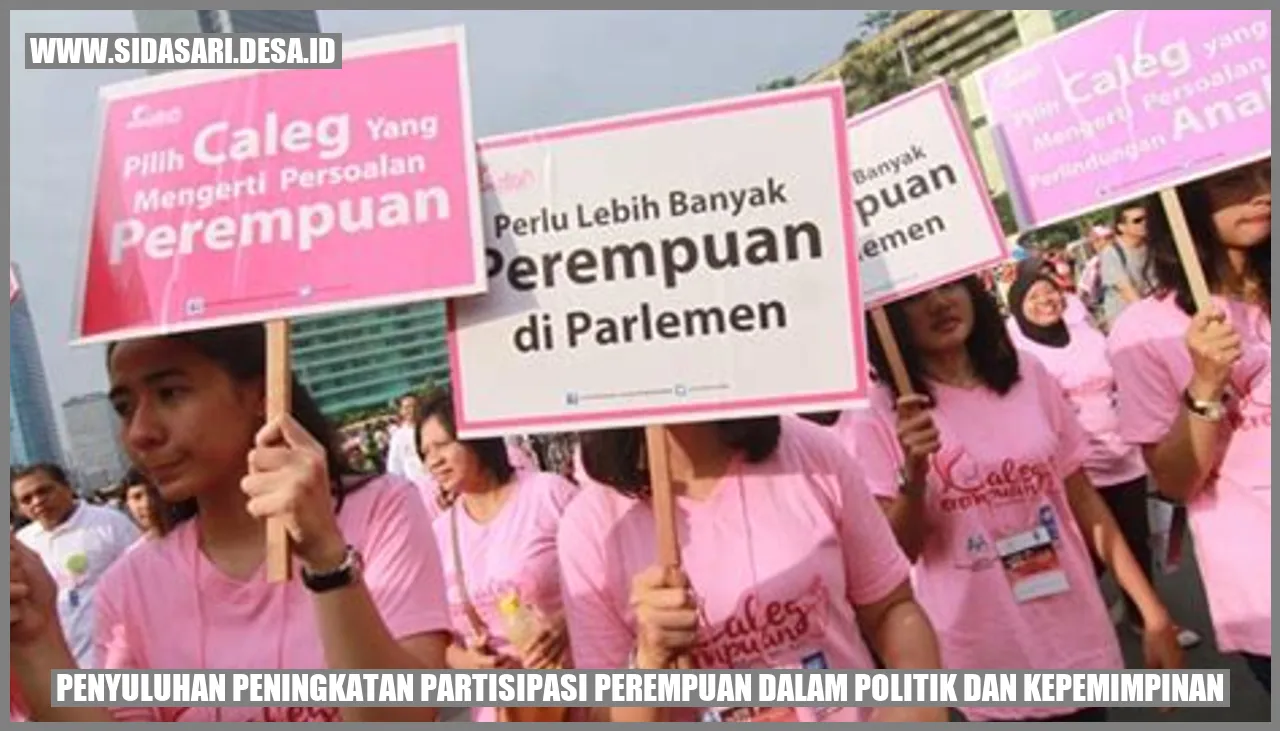 Partisipasi Perempuan dalam Politik dan Kepemimpinan