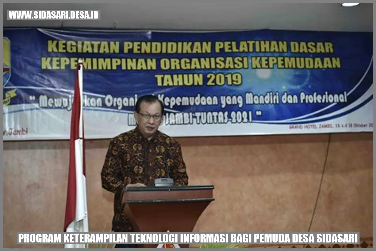 Program Keterampilan Teknologi Informasi bagi Pemuda Desa Sidasari