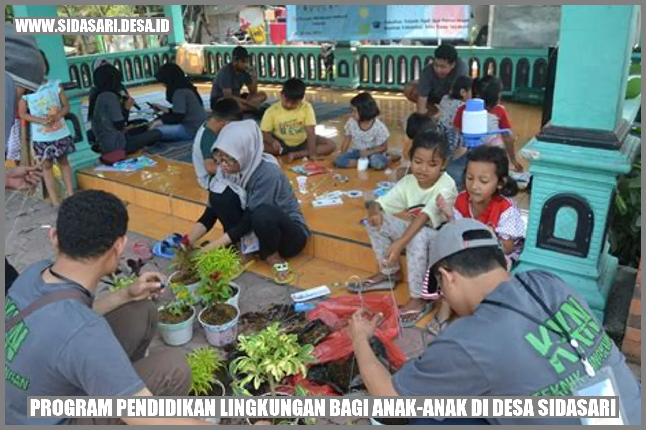 Program Pendidikan Lingkungan bagi Anak-anak di Desa Sidasari