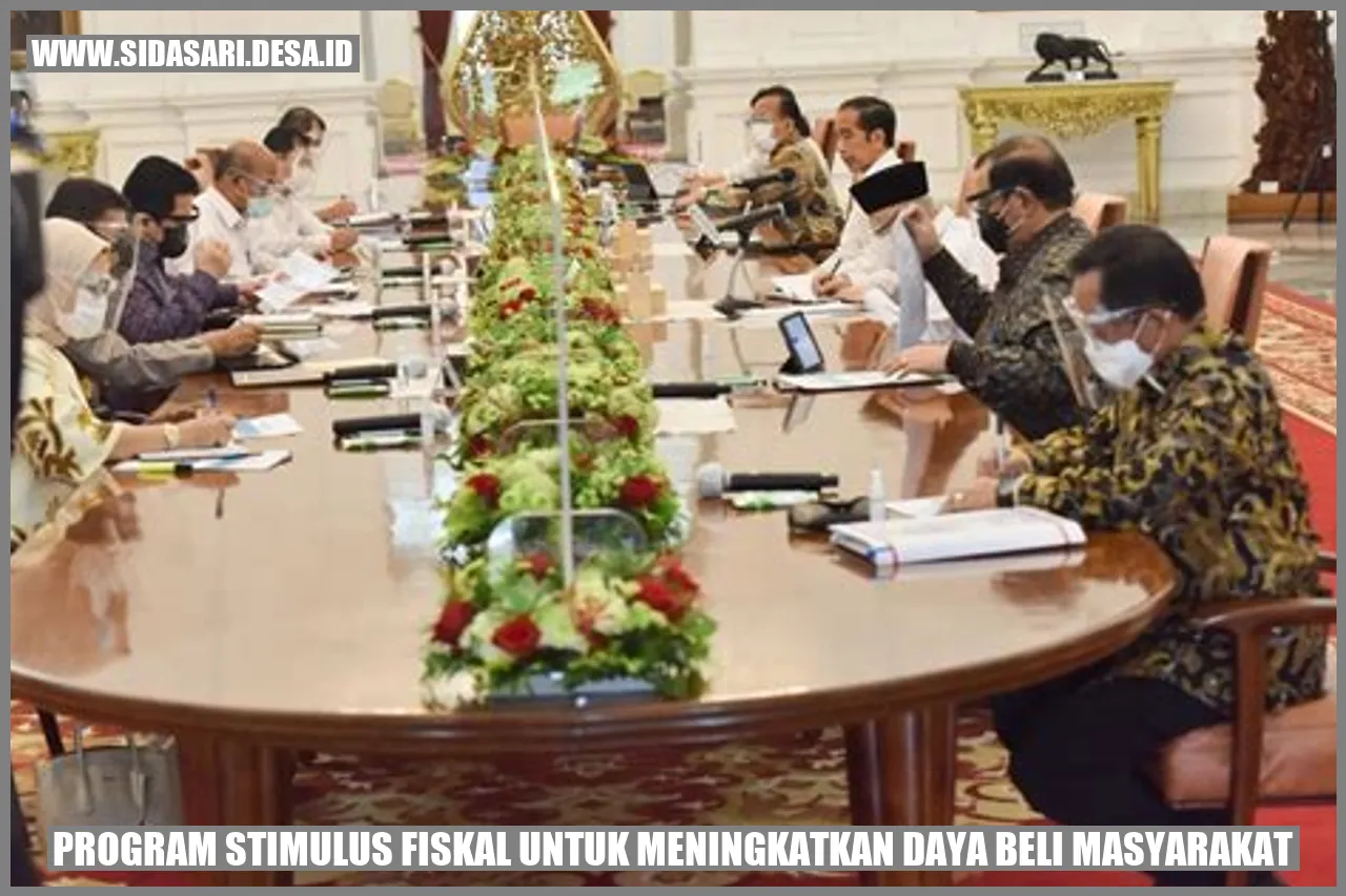 Program Stimulus Fiskal untuk Meningkatkan Daya Beli Masyarakat