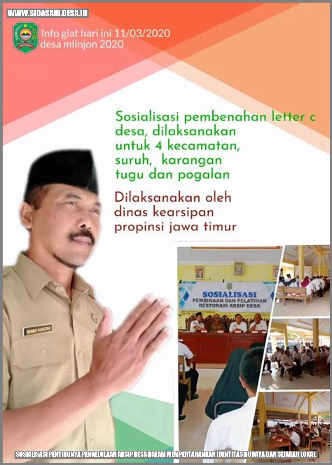 Sosialisasi Pengelolaan Arsip Desa