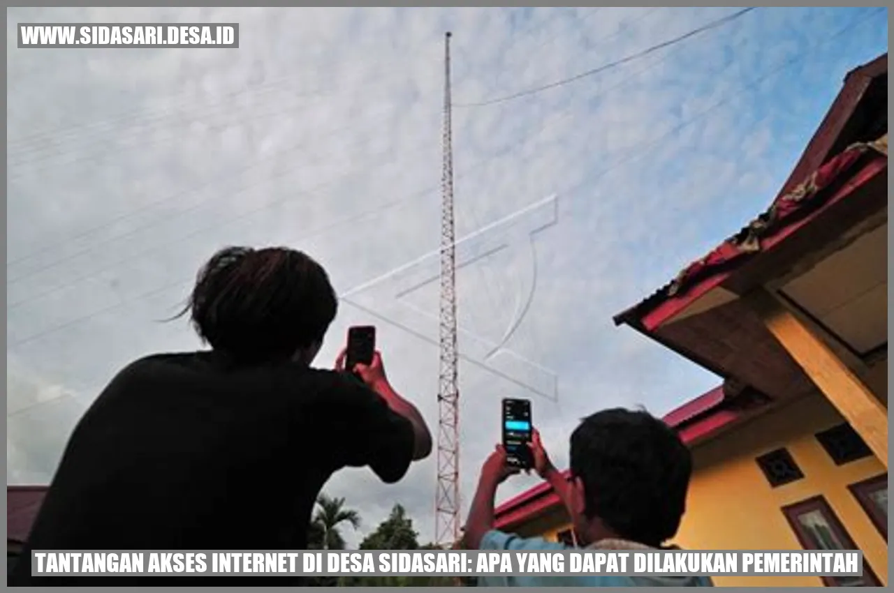 Tantangan Akses Internet di Desa sidasari: Apa yang Dapat Dilakukan Pemerintah