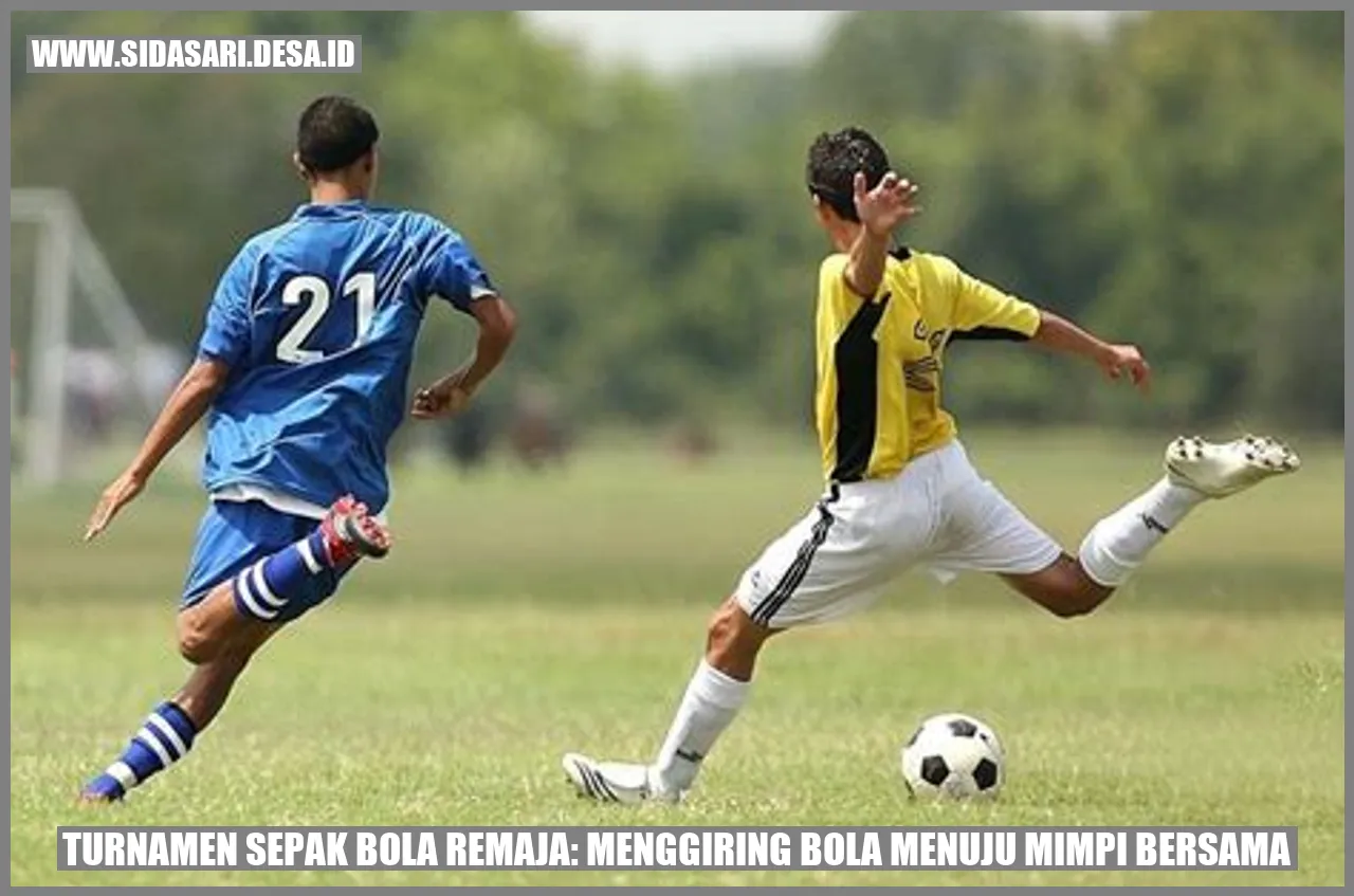 Gambar Turnamen Sepak Bola Remaja